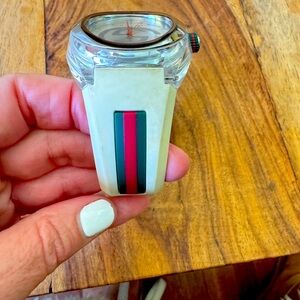 Gucci Cream Wearable Smartwatch